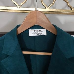 Mollie Parnis Ultra Suede Coat - 100% Suede